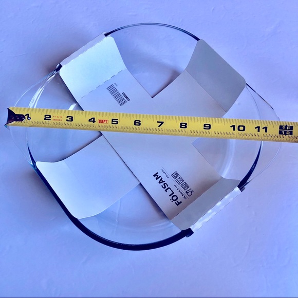 FÖLJSAM Oven Dish Clear Glass 9 ¾” x 9 ¾" - Picture 8 of 14
